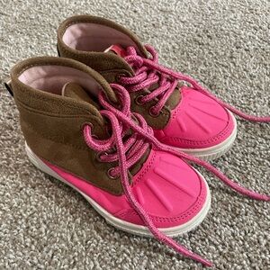 OshKosh B'gosh Pink and Brown Kids Boots